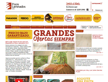 Tablet Screenshot of pisoslaminados.com